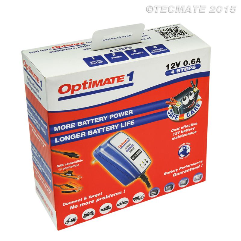 Cargador-mantenedor de baterías Optimate 1+